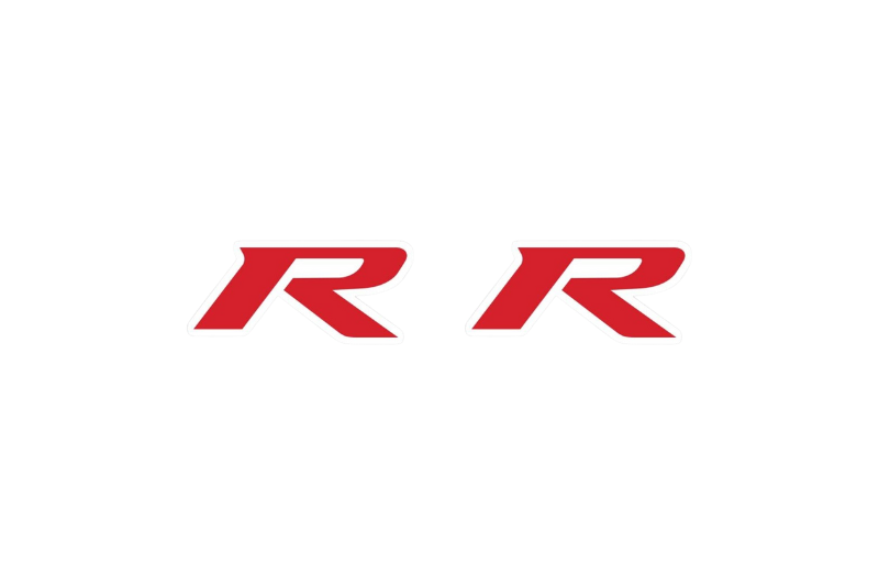Honda emblem for fenders with Type R logo Honda fender decoinfabric