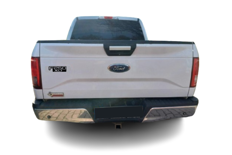 Ford F250 tailgate trunk rear emblem with F250 XTL logo (Type 2)