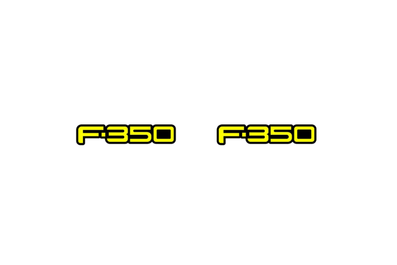 Ford Emblem & Badges set with F-350 logo Ford emblems decoinfabric