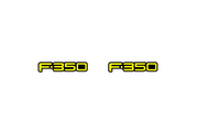 Ford Emblem & Badges set with F-350 logo Ford emblems decoinfabric