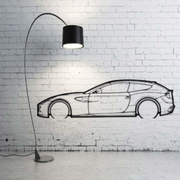 Metal Car Wall art Decor Ferrari FF 2011-2016 (type SIDE) Ferrari Wall Art Decoin Fabric 500 mm (19.6