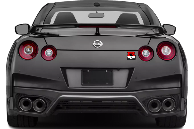 Nissan Skyline Emblem & Badges set with R32 logo