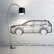 Metal Car Wall art Decor Honda CR-V VI 2023+ (type SIDE) Honda Wall Art Decoin Fabric 500 mm (19.6