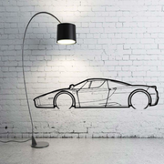 Metal Car Wall art Decor Ferrari Enzo 2002-2004 (type SIDE) Ferrari Wall Art Decoin Fabric 500 mm (19.6