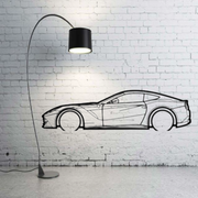 Metal Car Wall art Decor Ferrari F12 Berlinetta 2012-2017 (type SIDE) Ferrari Wall Art Decoin Fabric 500 mm (19.6