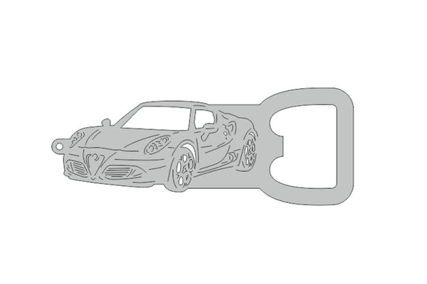 Keychain Bottle Opener for Alfa Romeo 4C 2013+