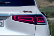 Mercedes tailgate trunk rear 3D emblem with Brabus 4matic logo (type MIXT) Var. 2
