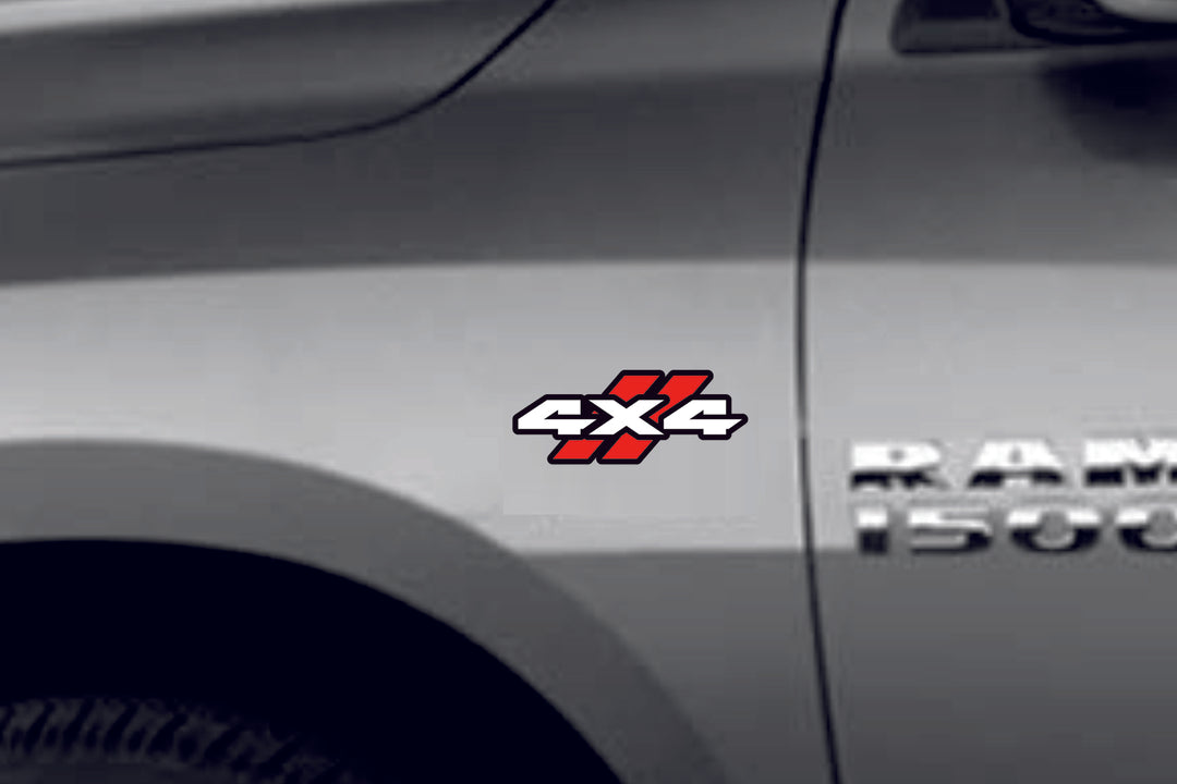 Dodge Emblem & Badges set with 4x4 Dodge logo Dodge emblems decoinfabric