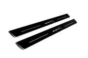 Chrysler 300C II 2011+ Door Sill Led Plate With SRT HELLCAT Logo Chrysler Led Door Sills opdesign