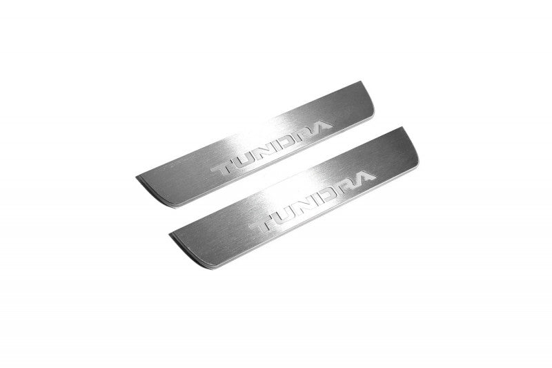 Toyota Tundra II 2007-2013 LED Car Door Sill With Logo Tundra