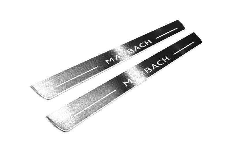 Mercedes S-Class W223 2020+ Auto Door Sill Plates With Logo Maybach