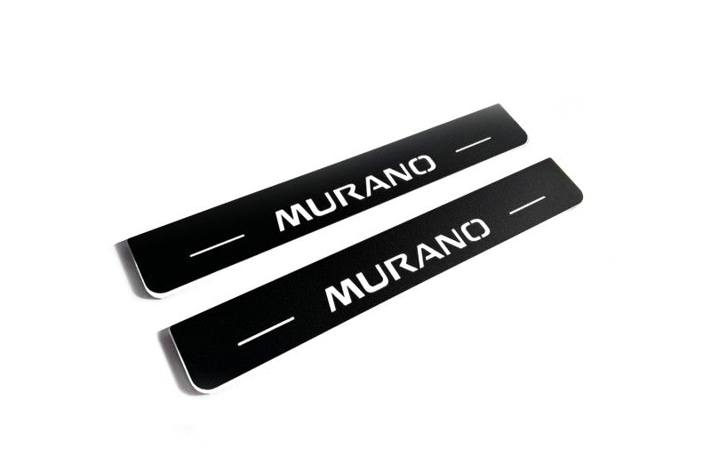 Nissan Murano II 2008-2014 LED Door Sills With Logo Murano Nissan Led Door Sills opdesign