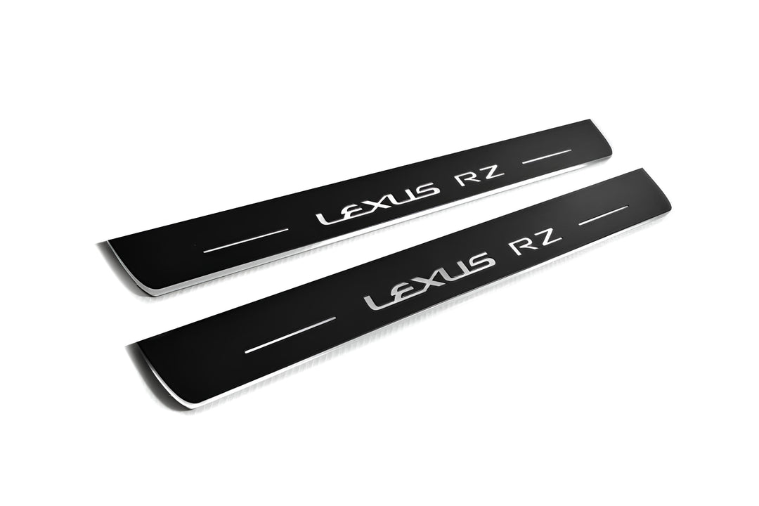 Lexus RZ 2022+ LED Door Sills PRO With Logo Lexus RZ Lexus Led Door Sills opdesign