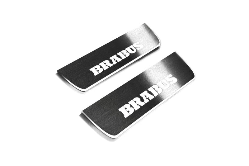 Mercedes E W213 2016-2023 LED Door Sills PRO With Brabus Logo