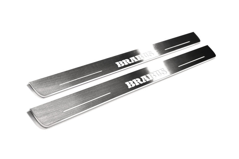 Mercedes GLS I 2015-2019 Led Door Sills With Logo Brabus
