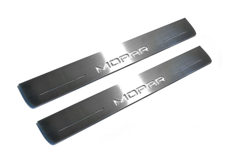 Dodge Durango III 2011+ LED Car Door Sill With Logo MOPAR Dodge Led Door Sills opdesign