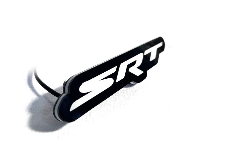 Jeep Illuminated LED Radiator Grille Emblems and Badges with SRT (type 1) logo Jeep Led Emblems decoinfabric
