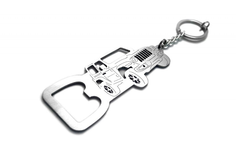 Keychain Bottle Opener for Jeep Wrangler JL 2018+ Keychains opdesign