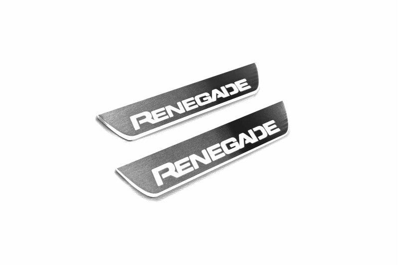 Jeep Renegade 2014+ LED Door Sills With Logo Renegade