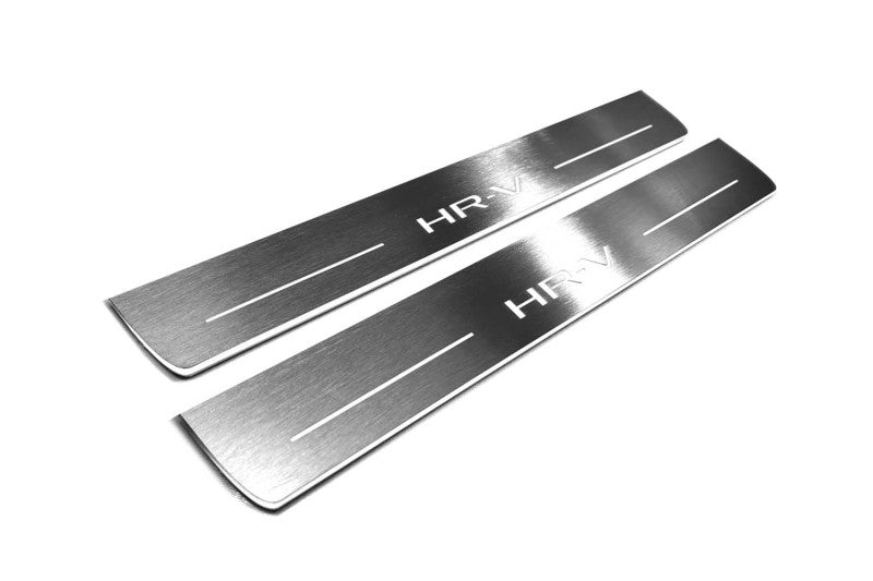 Honda HR-V III 2021+ Door Sill Led Plate With HR-V Logo Honda Led Door Sills opdesign