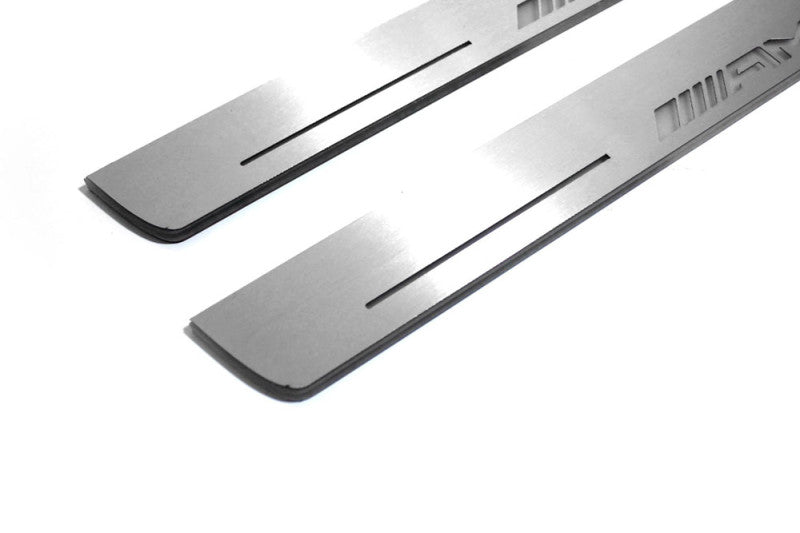 Mercedes CLS-Class II (C218) 2010-2018 Auto Door Sill Plates With Logo AMG