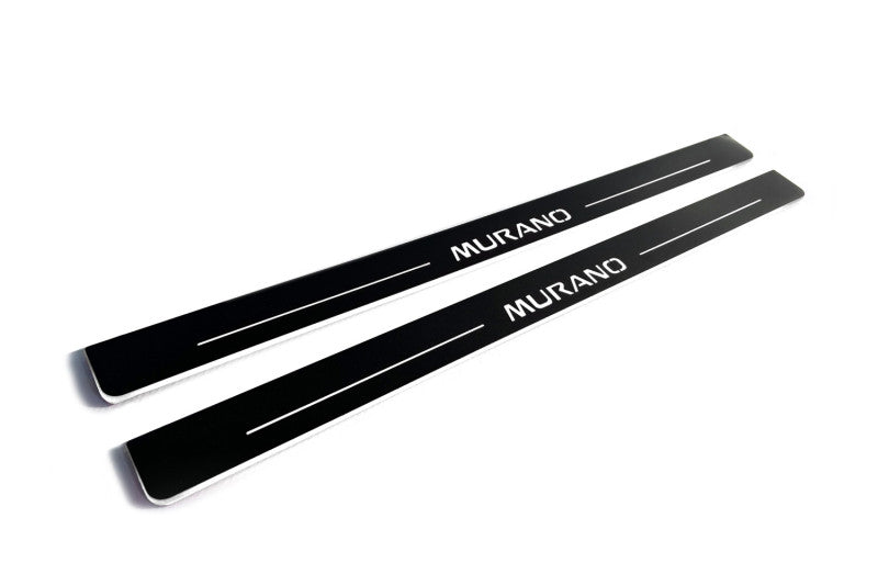 Nissan Murano II 2008-2014 LED Door Sills With Logo Murano Nissan Led Door Sills opdesign