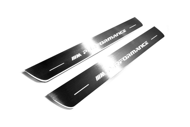 BMW 5 G30 2017-2023 Led Door Sill Pro with M Performance logo BMW Led Door Sills opdesign