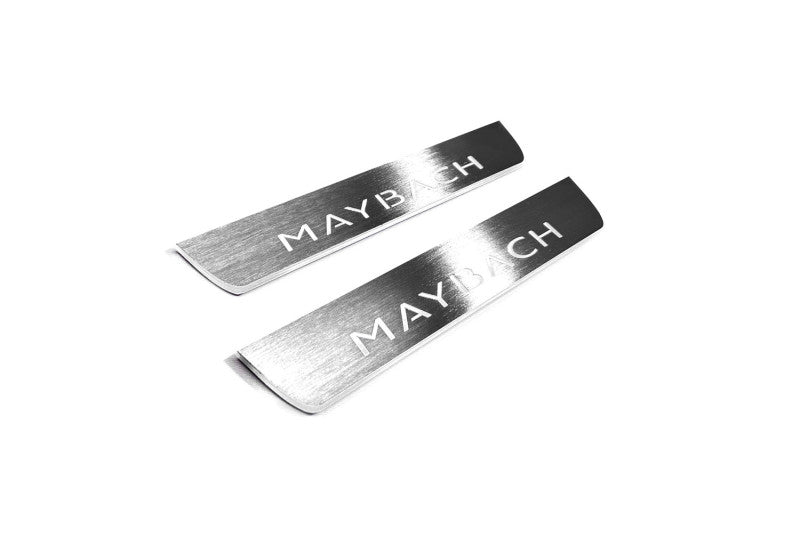 Mercedes S-Class W223 2020+ Auto Door Sill Plates With Logo Maybach