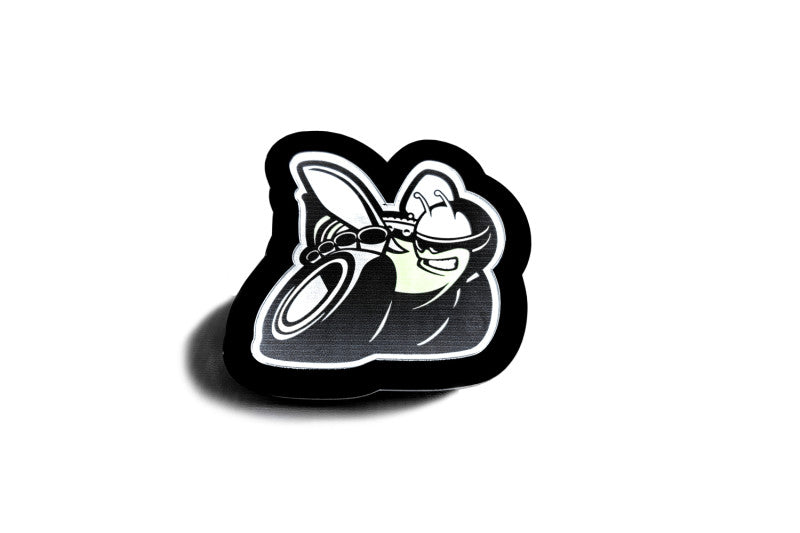 Dodge Illuminated LED Radiator Grille Emblems and Badges with Scatpack (type 1) logo Dodge Led emblems decoinfabric