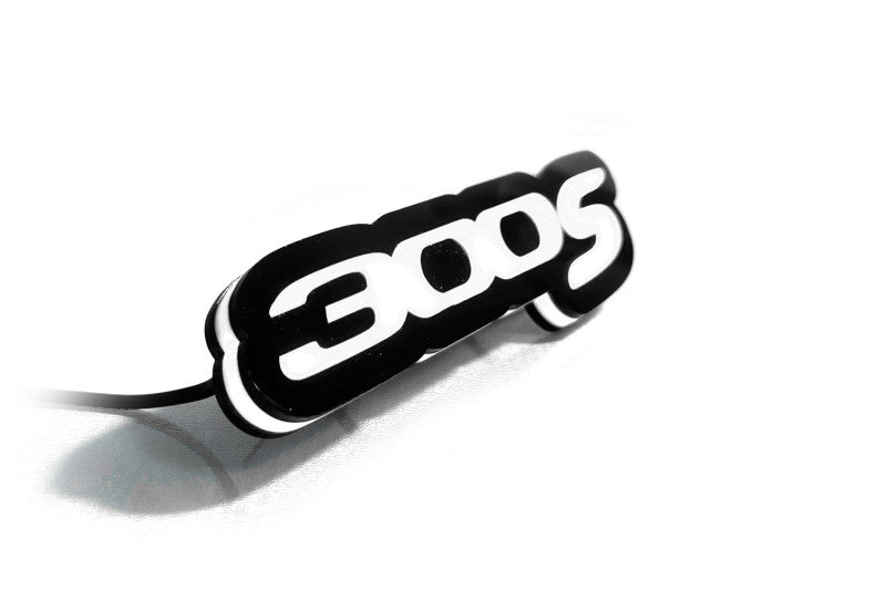 Chrysler Illuminated LED Radiator Grille Emblems and Badges with 300S (type 1) logo Chrysler Led Emblems decoinfabric