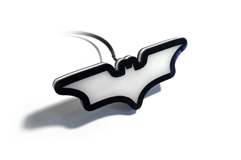 Illuminated LED Radiator Grille Emblems and Badges with Batman logo Custom Led Emblems decoinfabric