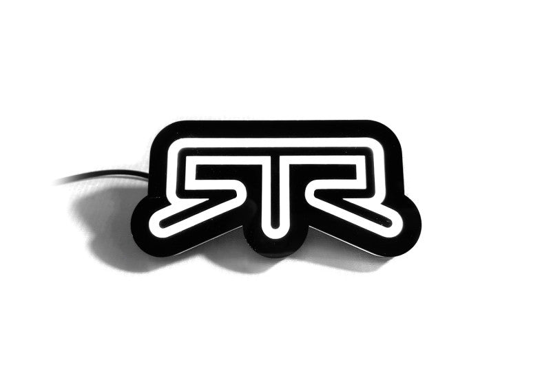 Ford Illuminated LED Radiator Grille Emblems and Badges with RTR (type 2) logo Ford Led Emblems decoinfabric