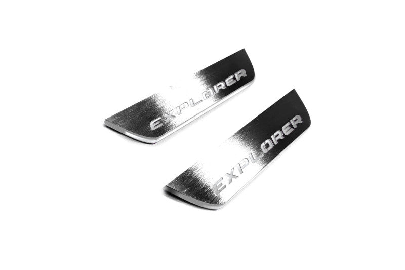 Ford Explorer V 2011-2019 Car Door Sill With Logo Explorer Ford Led Door Sills opdesign