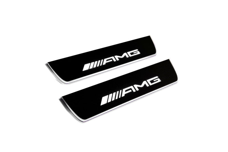 Mercedes GLE II W167 2019+ Car Door Sill With Logo AMG Mercedes Led Door Sills opdesign