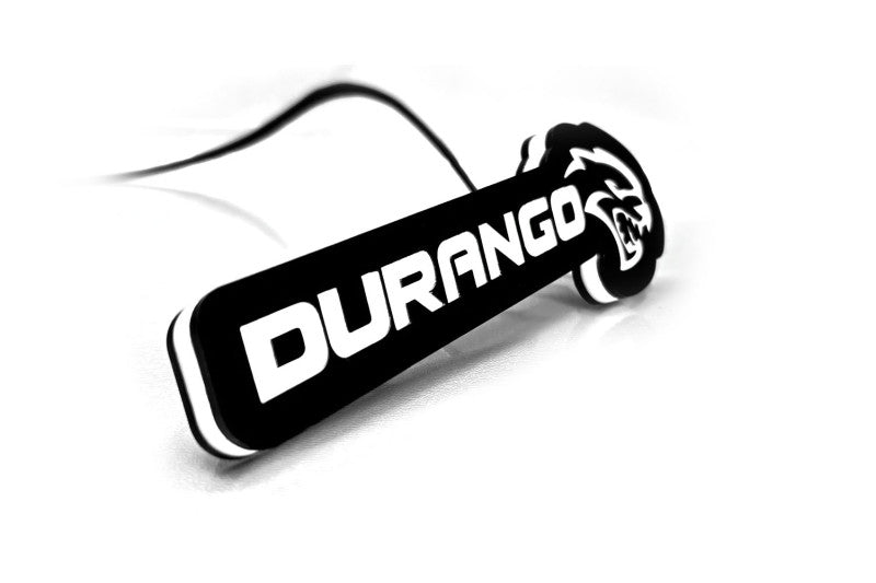 Dodge Illuminated LED Radiator Grille Emblems and Badges with Durango Hellcat logo Dodge Led emblems decoinfabric