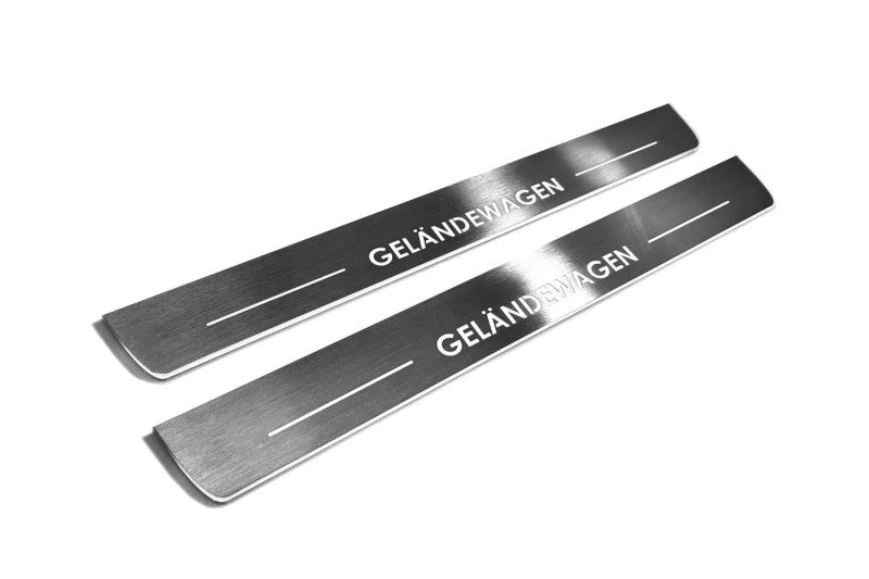Soleiras das portas BMW 5 E60 com led com logotipo M Performance