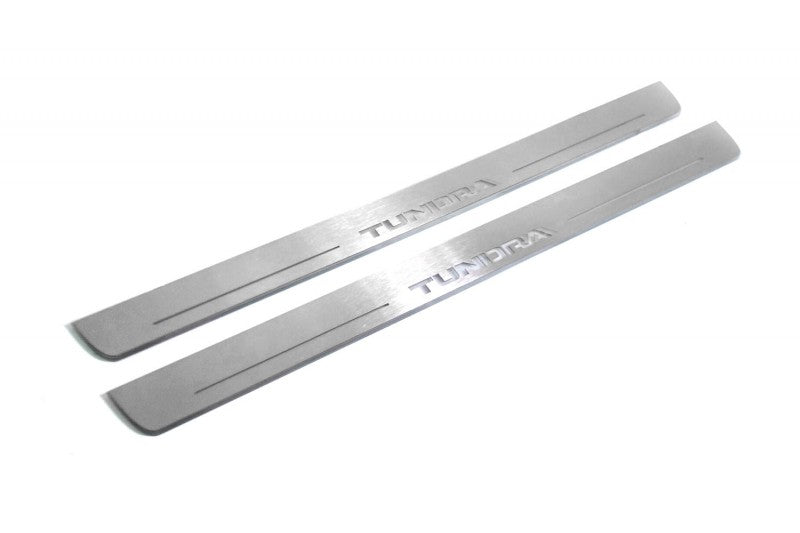 Toyota Tundra II 2007-2013 LED Car Door Sill With Logo Tundra