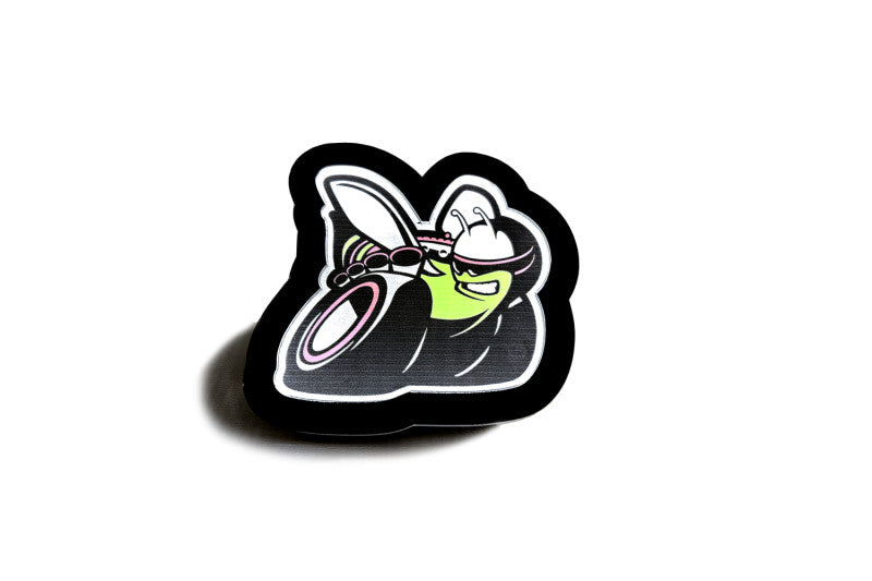 Dodge Illuminated LED Radiator Grille Emblems and Badges with Scatpack (type 2) logo Dodge Led emblems decoinfabric