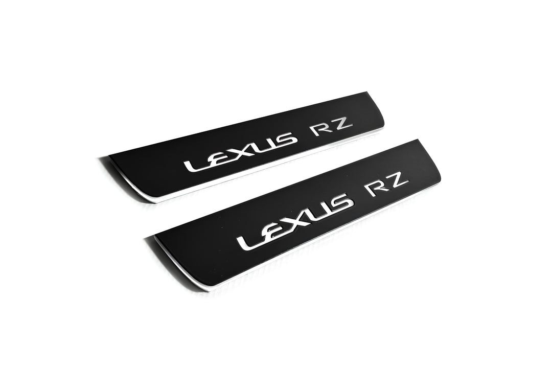 Lexus RZ 2022+ LED Door Sills PRO With Logo Lexus RZ Lexus Led Door Sills opdesign