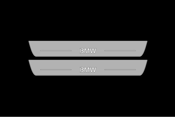 Soleiras das portas BMW 5 E60 com led com logotipo M Performance