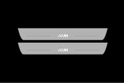 BMW 5 G30 2017-2023 Led Door Sill Pro with M Performance logo (Type 2) BMW Led Door Sills opdesign