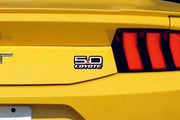 Ford Mustang tailgate trunk rear emblem with 5.0 Coyote logo (type 3) Ford emblems decoinfabric