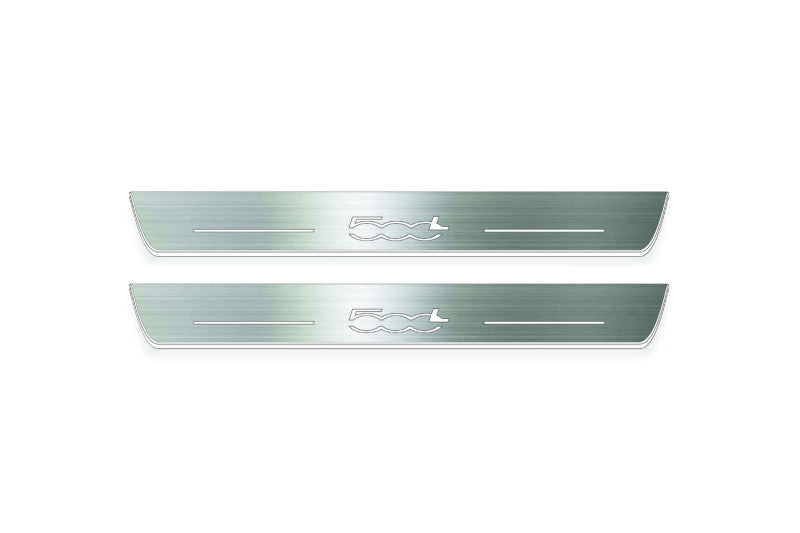 Fiat 500L 2012+ Led Door Sills With Logo 500L