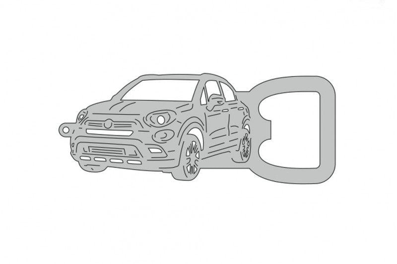 Keychain Bottle Opener for Fiat 500X 2014+ Keychains opdesign