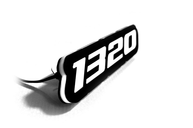 Dodge Illuminated LED Radiator Grille Emblems and Badges with 1320 logo Dodge Led emblems decoinfabric