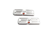 Ford Mustang Emblem & Badge Set - Grille and Tailgate 5.2 logo Ford emblems decoinfabric WHITE