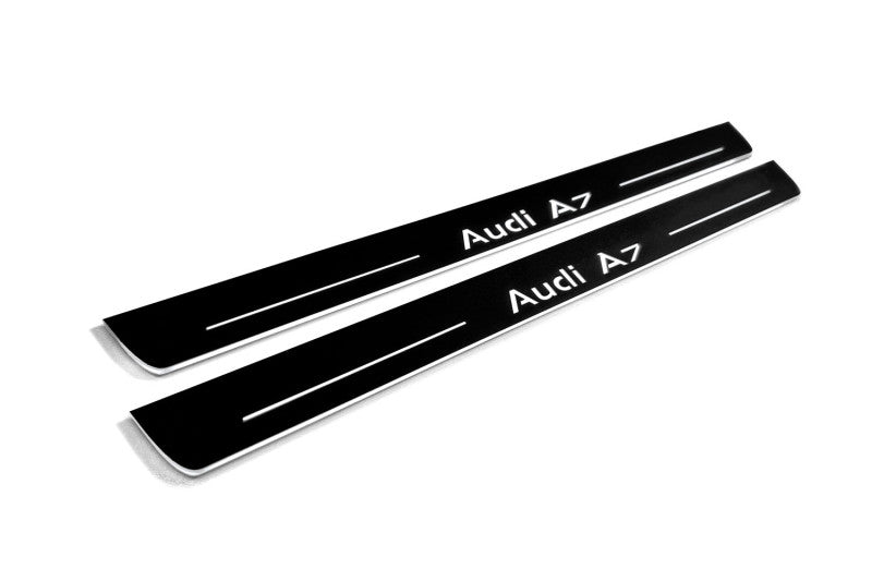 Audi A6 C7 soleiras das portas com logotipo Audi A6