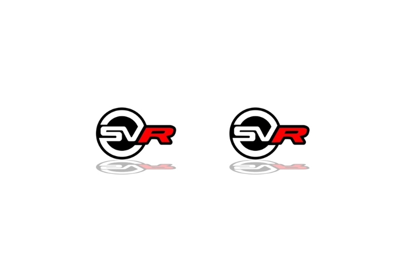 Range Rover emblem for fenders with SVR logo (type 2) Range Rover emblems decoinfabric