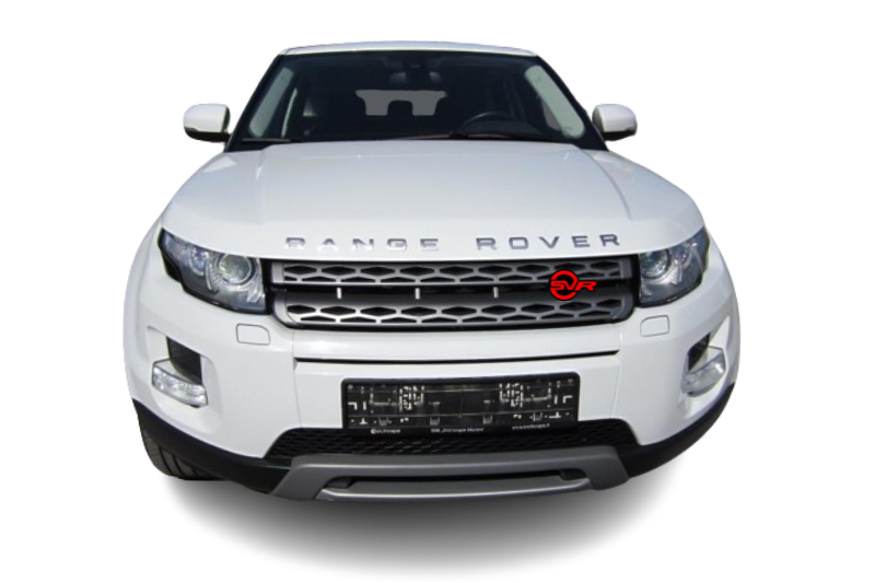 Range Rover Radiator grille emblem with SVR logo Range Rover emblems decoinfabric