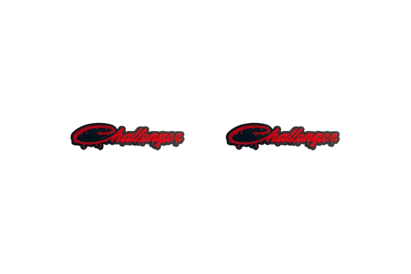 Dodge Emblem & Badges set with Dodge Challenger Blood logo Dodge emblems decoinfabric